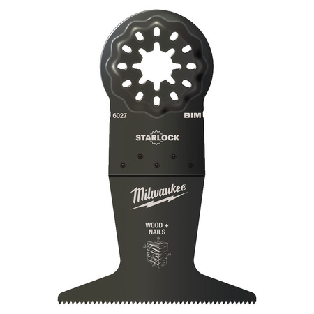 Brzeszczot bimetalowy do cięcia wgłębnego Starlock do narzędzia wielofunkcyjnego 65 mm Milwaukee 48906027