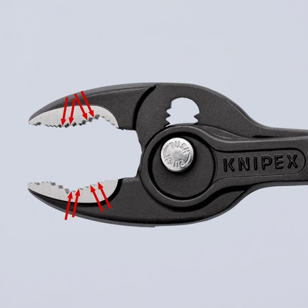 Szczypce czołowe nastawne Knipex Twin Grip  8202200