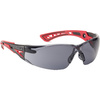 Okulary ochronne taktyczne przeciwsłoneczne Rush+ Black/Red  Bolle