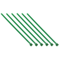 Opaski zaciskowe kablowe trytki 2,5 x 100mm 100 szt zielone Conotech NS-134