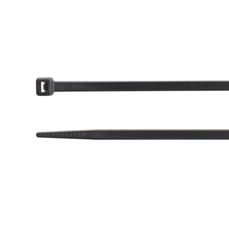 Czarne opaski zaciskowe kablowe 160 x 2,5 mm 100 szt. Bm Group BMN1625