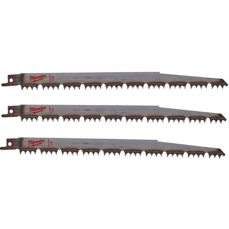 Brzeszczoty do drewna Milwaukee 4/5 TPI 3 szt. 48001077