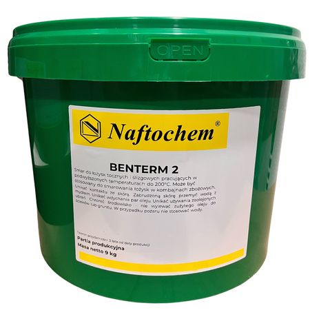 Smar wysokotemperaturowy do łożysk Naftochem Benterm 2 w wiaderku 9 kg