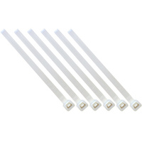 Opaski zaciskowe kablowe trytki 3,5 x 150 mm 100 szt. białe Conotech NS-62