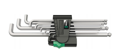 Zestaw komplet  kluczy imbusowych Wera HEX 1,5-10 mm 9 szt.  073594