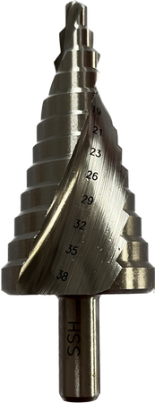 Wiertło stożkowe stopniowe do metalu 6 - 38 mm HSS standard Festa 178621