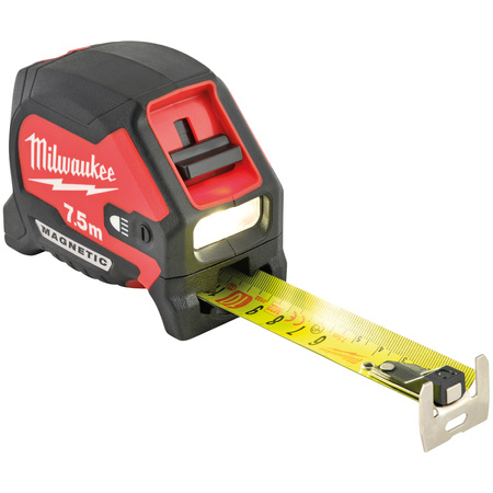 Miara zwijana LED   Milwaukee 7,5m  miarka magnetyczna 4932492469