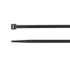 Czarne opaski zaciskowe kablowe 140 x 3,6 mm 100 szt. Bm Group BMN1436