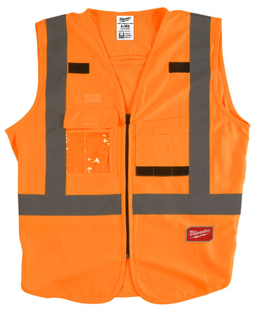 Kamizelka odblaskowa 2 XL / 3 XL pomarańczowa Milwaukee 4932471894