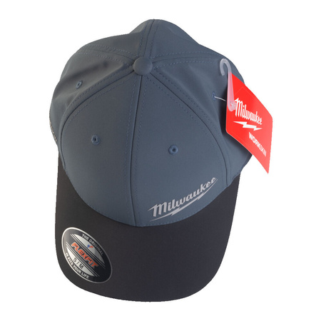 Czapka z daszkiem Milwaukee L/XL premium niebieska Workskin 4932493106