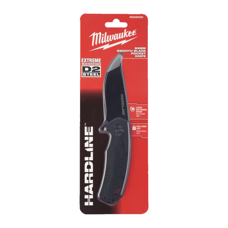 Nóż nożyk składany gładki Milwaukee  89 mm Hardline 4932492453