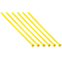 Opaski zaciskowe kablowe trytki 2,5 x 100 mm 100 szt. żółte Conotech NS-133