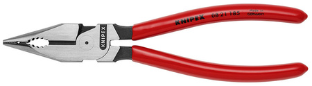 Kombinerki szczypce uniwersalne  Knipex ostre szczęki 185 mm0821185