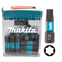 Bity udarowe końcówka wkrętakowa Torx T30 25 mm 25 szt Makita E-12653