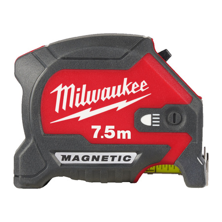 Miara zwijana LED 7,5m miarka magnetyczna Milwaukee 4932492469