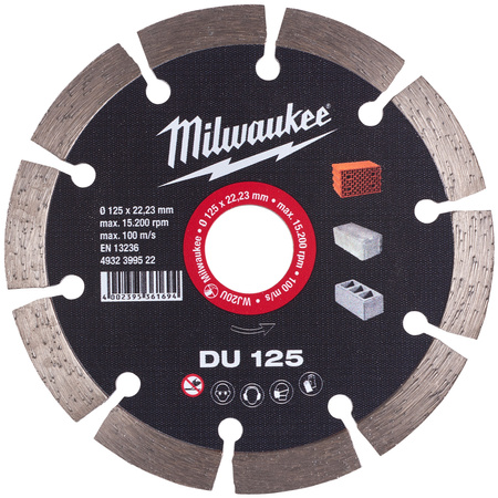 Tarcza diamentowa DU 125 mm Milwaukee 4932399522