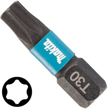 Bit udarowy do wkrętarki końcówka Torx T30 25 mm 1 szt. Makita E-12653-1