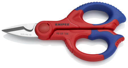 Nożyczki dla elektryków Knipex 155 mm 9505155SB