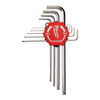 Zestaw kluczy imbusowych HEX 1,5-10 mm 9 szt. Milwaukee 4932478621