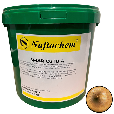 Smar miedziany CU-10A  w wiaderku 4,5 kg Naftochem