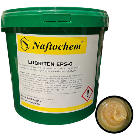 Smar do przekładni Lubriten  EPS-0 w wiaderku 4,5 kg Naftochem