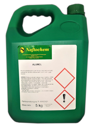 Olej do obróbki aluminium Alumol  5 kg Naftochem