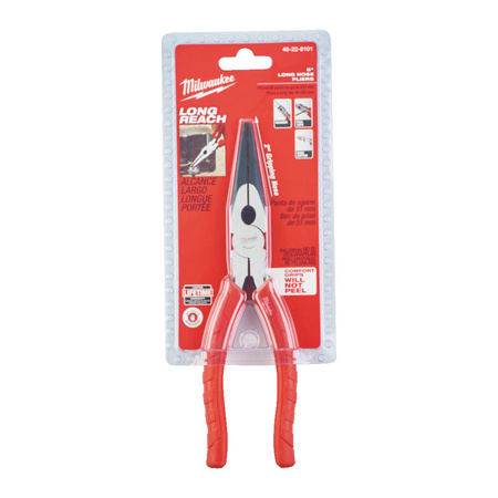 Szczypce długie półokrągłe obcęgi Milwaukee 210 mm  48226101