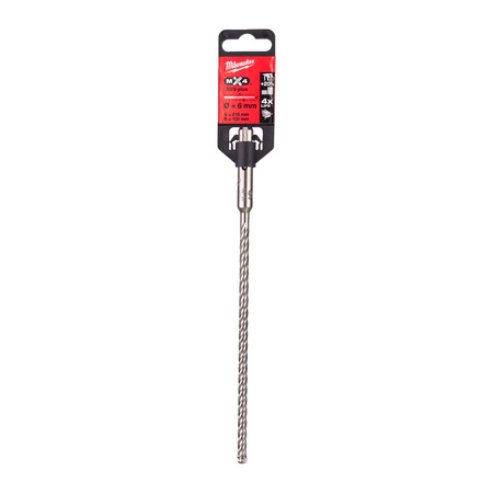 Wiertło do betonu SDS-PLUS Milwaukee 4 ostrzowe 6 x 150 x 215 mm 4932352013