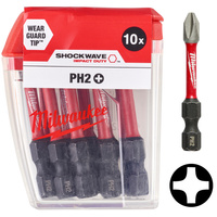 Bity udarowe Milwaukee PH2 x 50 mm Shockwave 10 szt. 4932430855