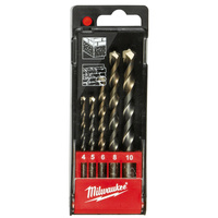 Wiertła do betonu Milwaukee 4-10 mm zestaw 5 szt. 4932480157