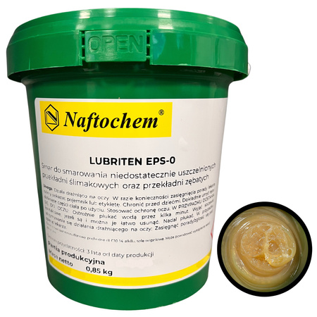Smar do przekładni Naftochem Lubriten EPS-0 w wiaderku 0,85 kg