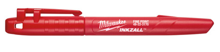 Marker budowlany cienki Inkzall czerwony Milwaukee 48223170