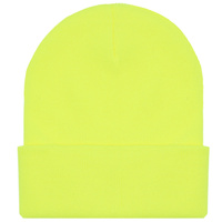 Czapka zimowa akrylowa dziana yellow neon Procera