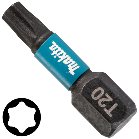 Bit udarowy do wkrętarki końcówka Torx T20 25 mm 1 szt. Makita E-12382-1