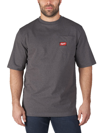 Koszulka robocza t-shirt krótki rękaw z kieszonką WTSSG rozm M Milwaukee 4933478232