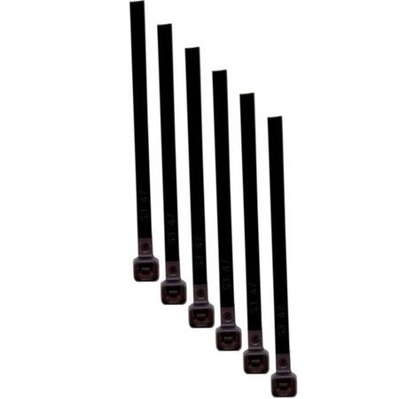 Opaski zaciskowe kablowe trytki 3,5 x 150 mm 100 szt. czarne Conotech NS-61