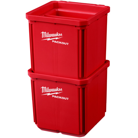 Pojemnik organizer Milwaukee Packout 10 x 10 cm 2 szt.  4932480698