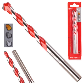 Wiertło udarowe do betonu cegły 12 mm Milwaukee 4932471188