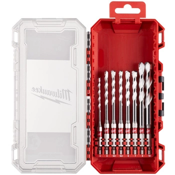 Wiertła uniwersalne Milwaukee 4-10 mm zestaw komplet 8 szt. 4932493872