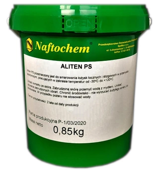 Smar spożywczy Aliten PS w wiaderku 0,85 kg Naftochem