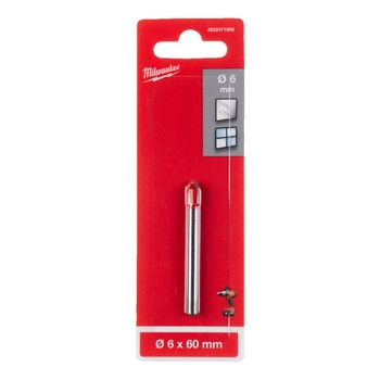 Wiertło do szkła ceramiki płytek 6 x 60 mm Milwaukee 4932471958