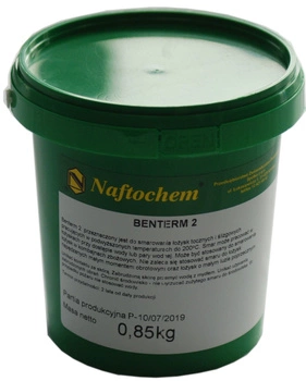 Smar wysokotemperaturowy do łożysk Benterm 2 w wiaderku 0,85 kg Naftochem