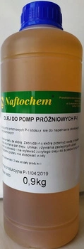 Olej do pomp próżniowych  P-1 w butelce 0,9 kg Naftochem