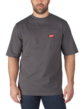 Koszulka robocza t-shirt krótki rękaw z kieszonką WTSSG rozm S Milwaukee 4933478231