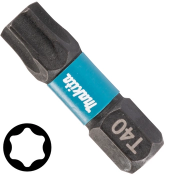 Bit udarowy do wkrętarki końcówka Torx T40 25 mm 1 szt. Makita E-12669-1